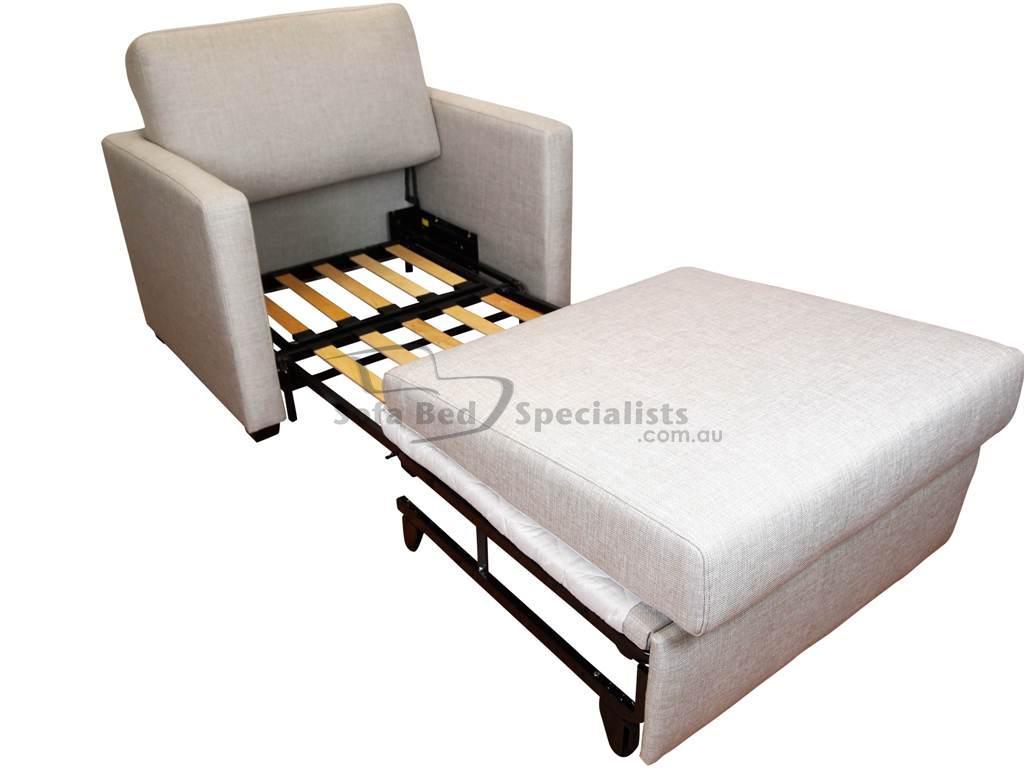 Chair Sofabed With Timber Slats - Sofa Bed Specialists