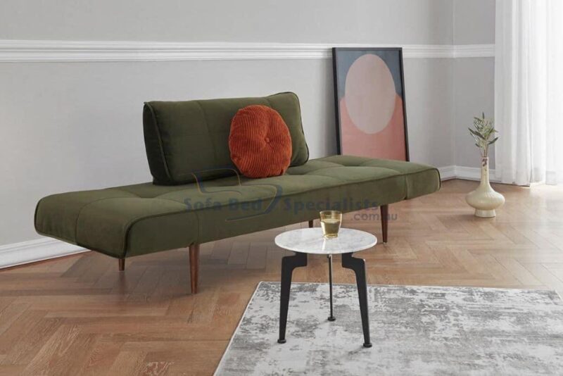 Zeal Single Day Bed in 547 Velvet Army Green