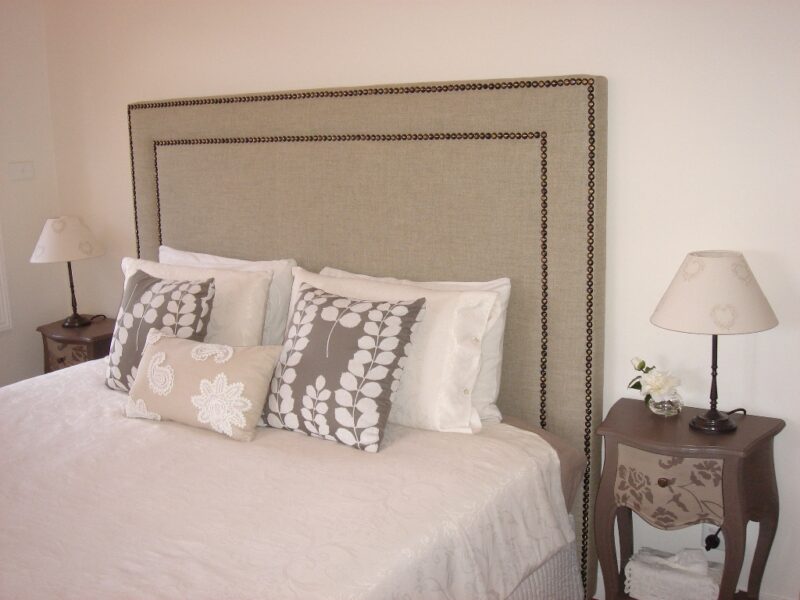 Upholstered Bed Head - Studded