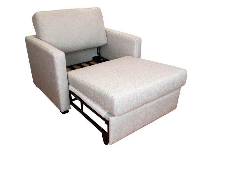 Chair double online bed