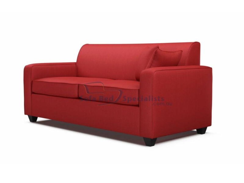 Retro Sofa Bed Zepel Fibreguard Bolt Chilli e2