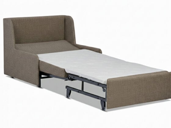 Armless Timber Slats Open