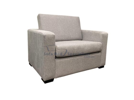 Chair Sofabed with Timber Slats Large Arms