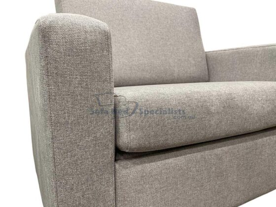 Chair Sofabed with Timber Slats Large Arms e2