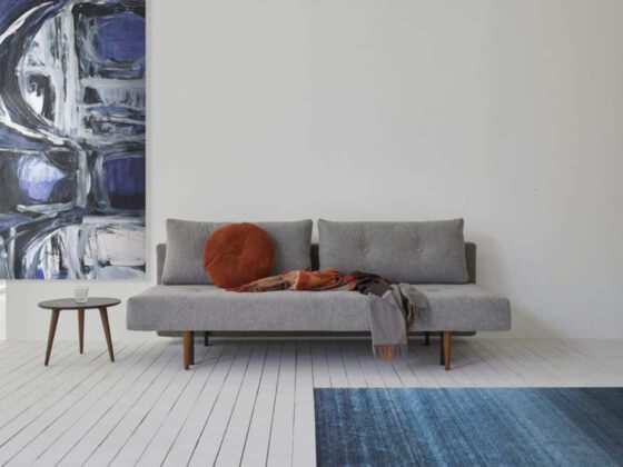 Recast Double Sofa Bed Walnut Styletto Innovation Living e1