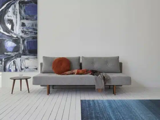 Recast Double Sofa Bed Walnut Styletto Innovation Living e1