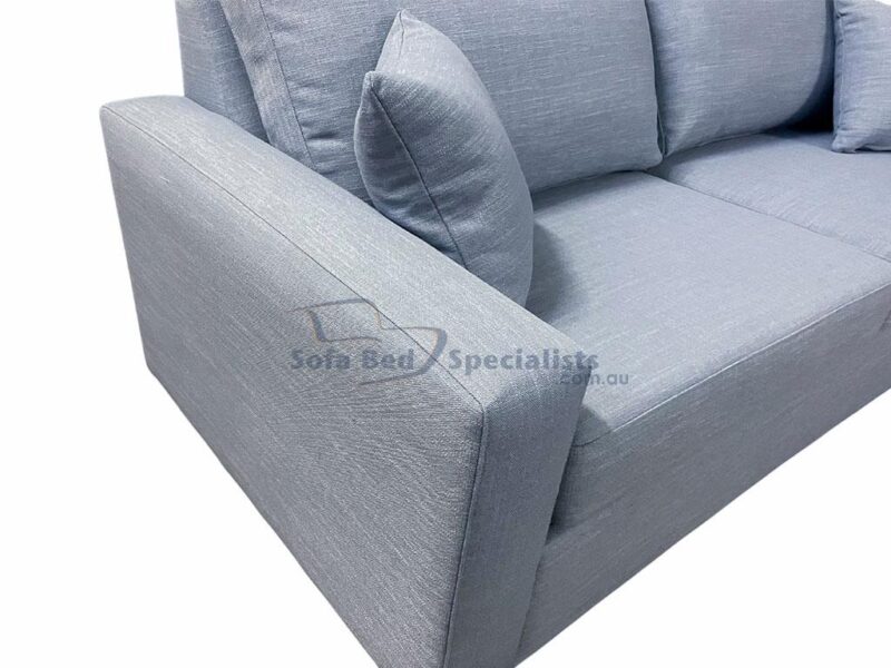 sydney 2.5 seater sofa bed bellevue chambray close up