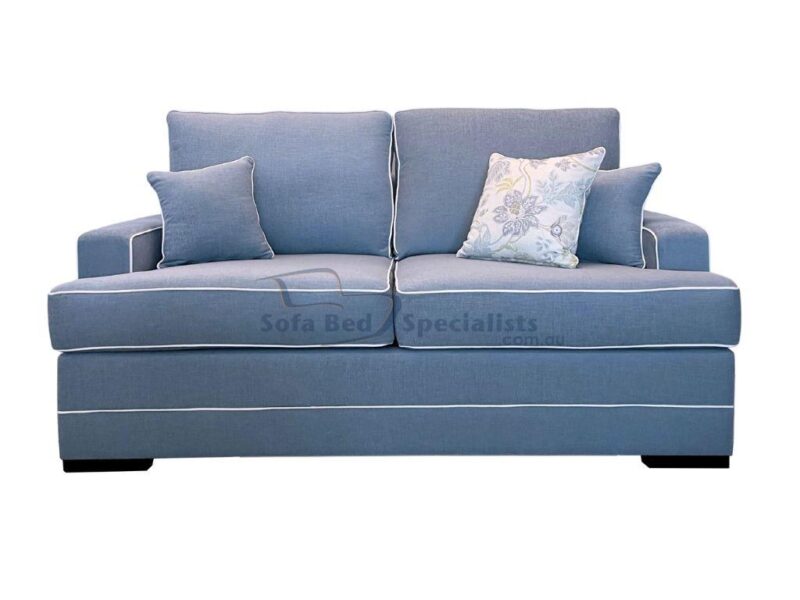 Melissa 2.5 seater double Zepel Fibreguard Perfecto River Off White Piping