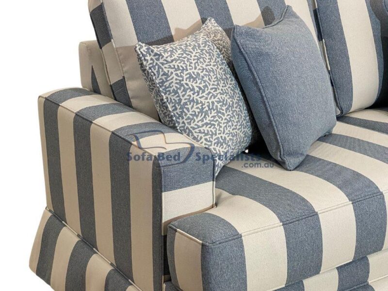 2.5 Seater Melissa Sofa Bed in Profile Montello Cameo fabric close up