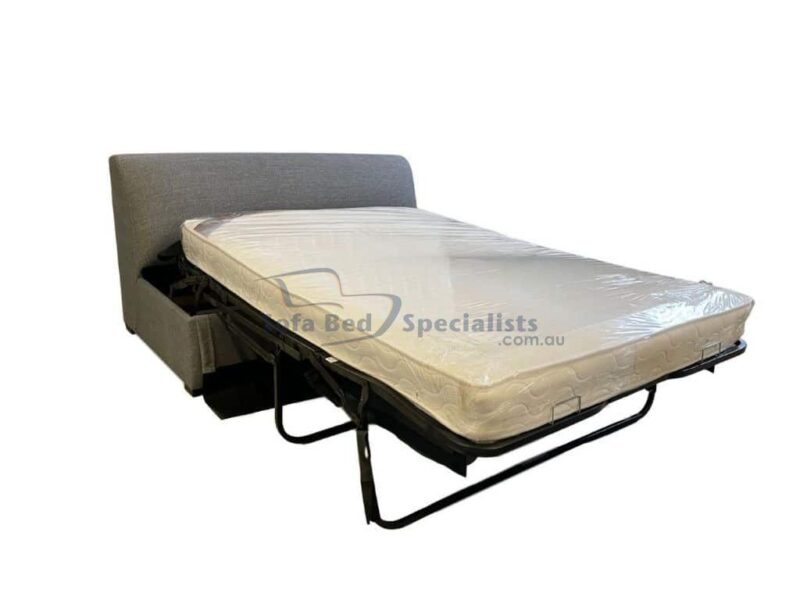 Brisbane Armless Sofa Bed Double Madrid Storm 3