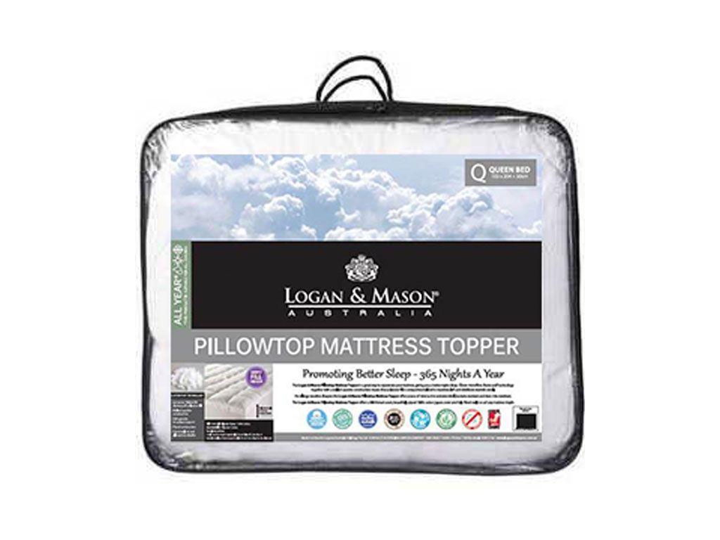 logan and mason all seasons mattress topper