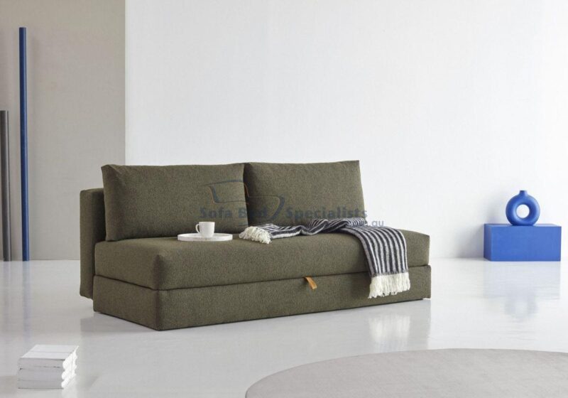 Sydney Sofa Bed Osvald 535 Boucle Forest Green e4