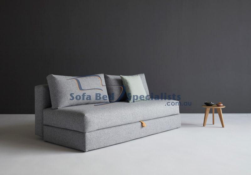 Sydney Storage Queen Size Sofa Bed in twist granite