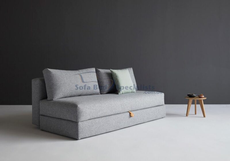 Sydney Storage Queen Size Sofa Bed in twist granite