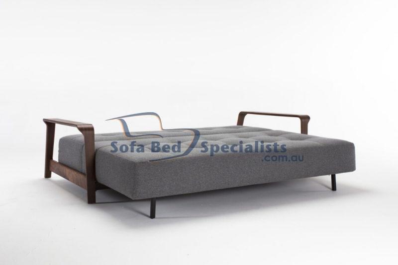 Ran Queen Size Sofa Bed in 563 Twist Charcoal