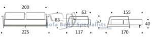 Ran Sofabed Measurements 1