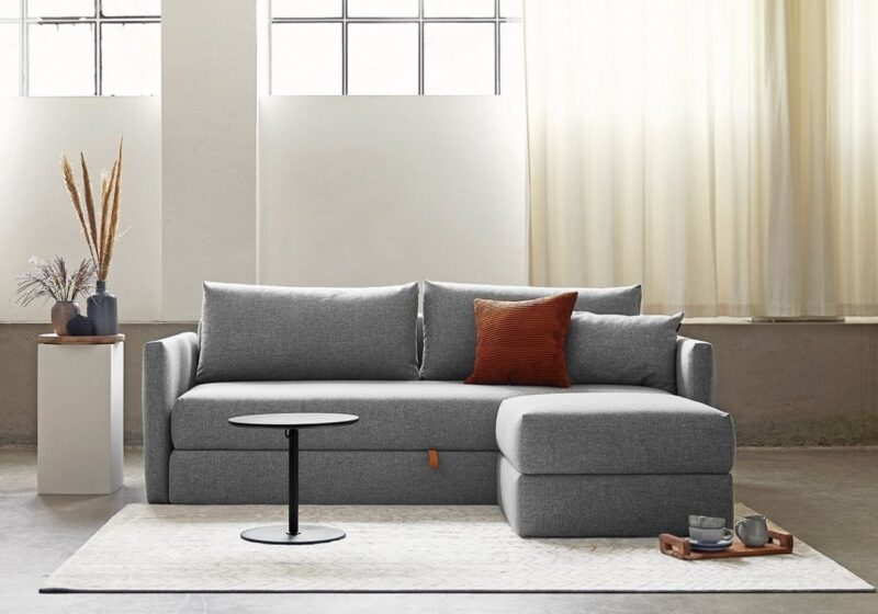 Sydney Storage Queen with Arms Sofa Bed