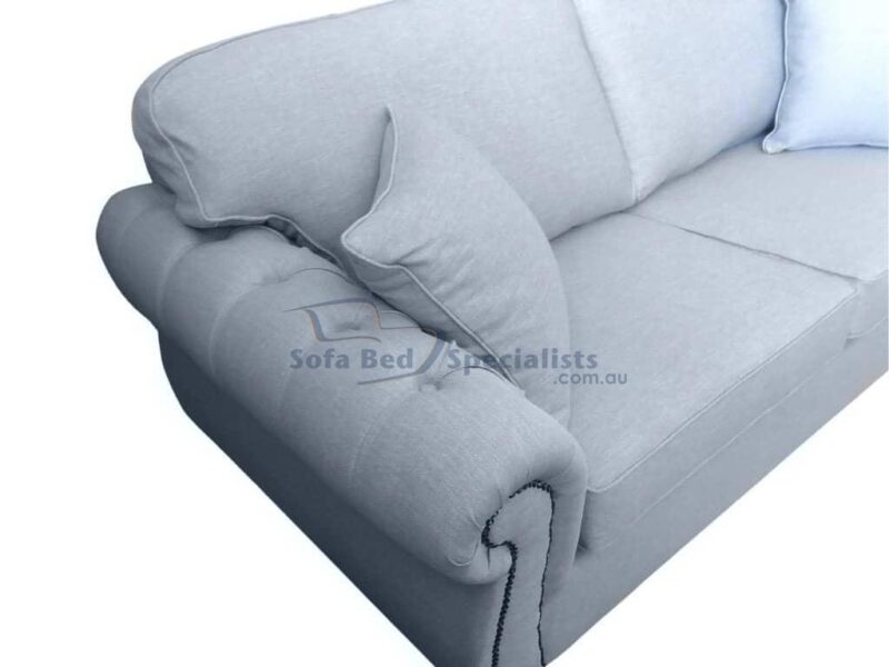 Chesterfield Heritage Sofabed in Warwick Keylargo Zinc Fabric