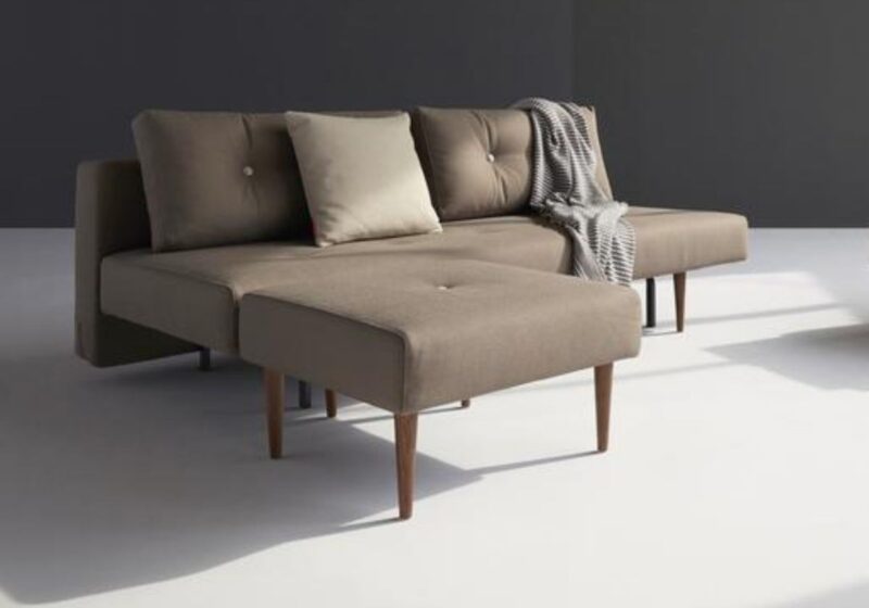 Recast Plus Ottoman Dark Styletto Legs