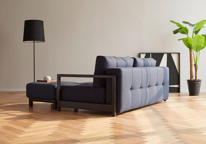 Sophia Ottoman in 528 Dance Mixed Dark Blue