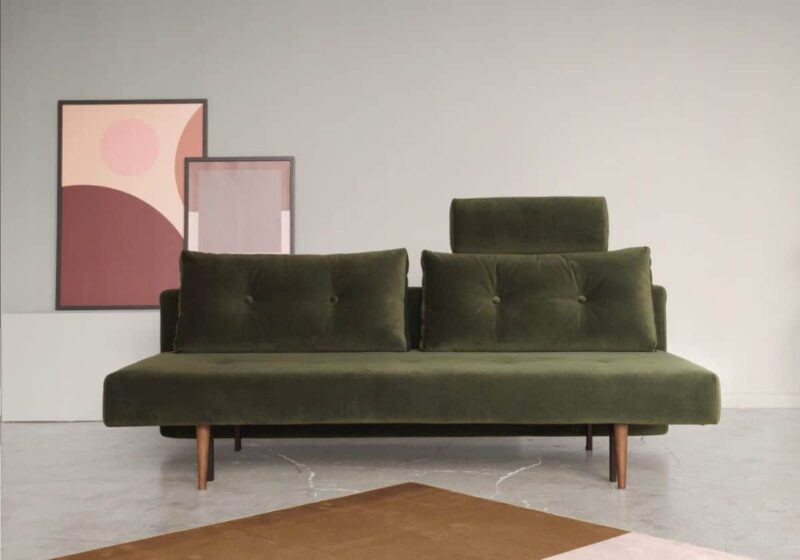 Recast Double Sofa Bed with Headrest