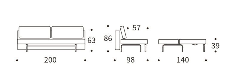Conlix sofa bed icon