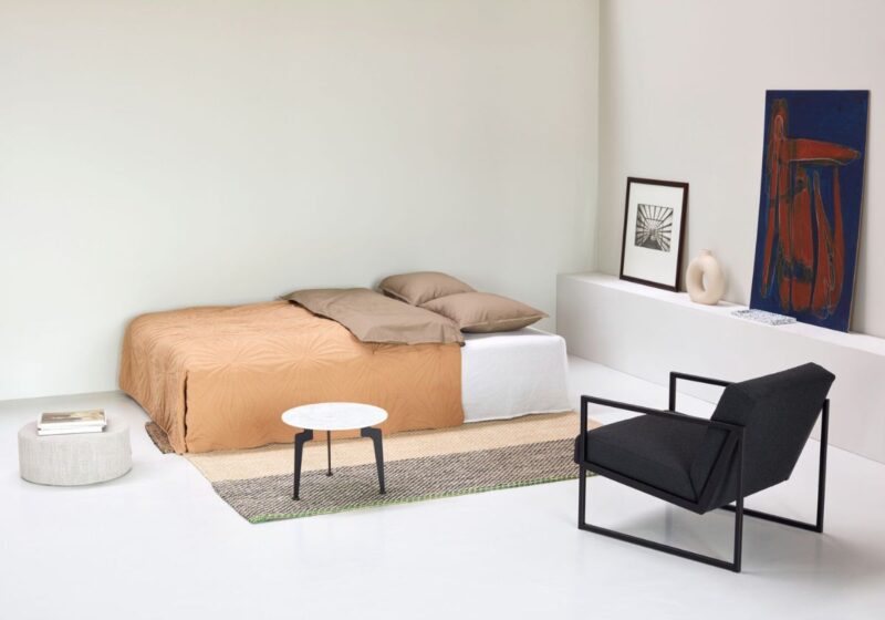 Melbourne Split Sofabed Achillas 595 Corduroy Burnt Orange 2