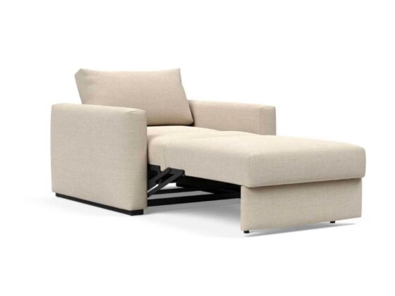 Cosial Chair Single Sofabed 586 Phobos Latte e3