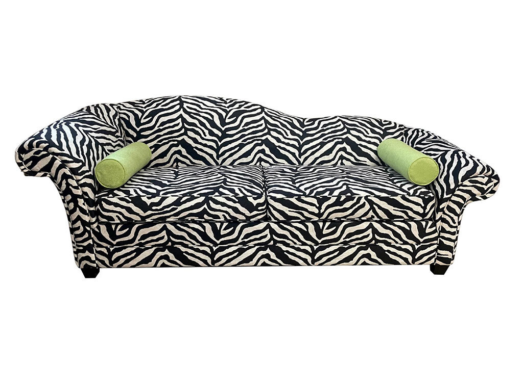 3 Seater Meredith Chaise Sofa Bed Warwick Zebra Earth Bolsters Ashcroft Encore Grass e3
