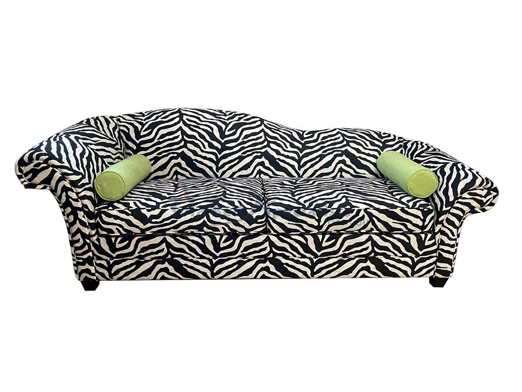 3 Seater Meredith Chaise Sofa Bed Warwick Zebra Earth Bolsters Ashcroft Encore Grass e3