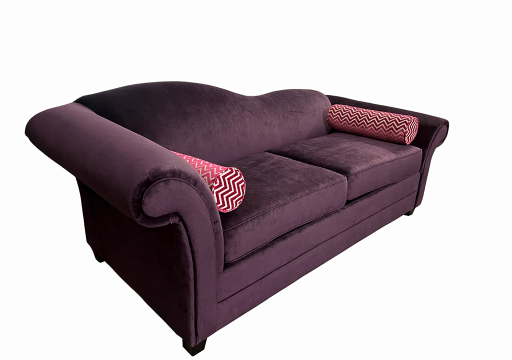 Copy of Meredith Sofa Bed Zepel Fibreguard Baron Plum e1