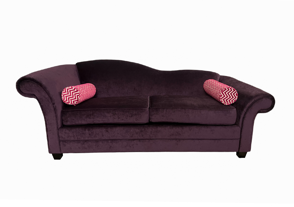 Copy of Meredith Sofa Bed Zepel Fibreguard Baron Plum e2