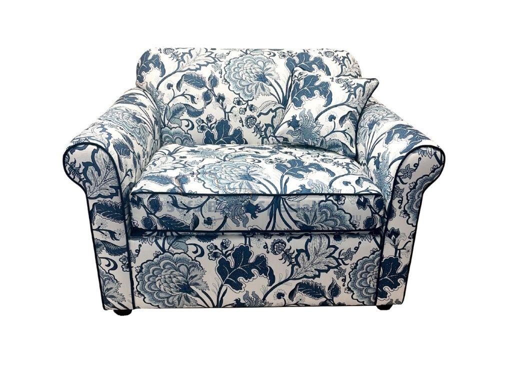 Copy of Victoria Chair Single Sofabed Profile Portofino fabric
