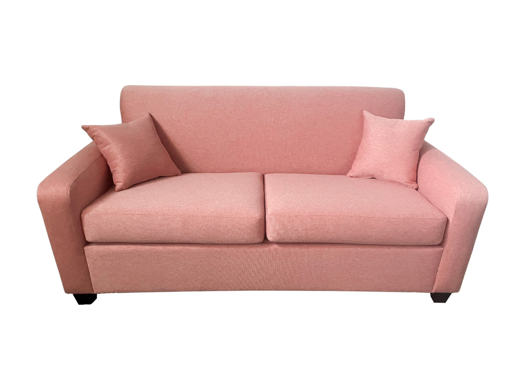 Copy of retro 2.5 seater sofabed profile watson tea rose e1