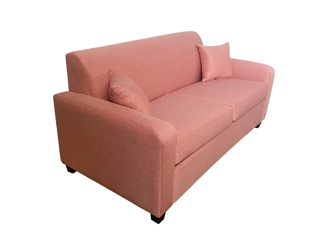 Copy of retro 2.5 seater sofabed profile watson tea rose e2