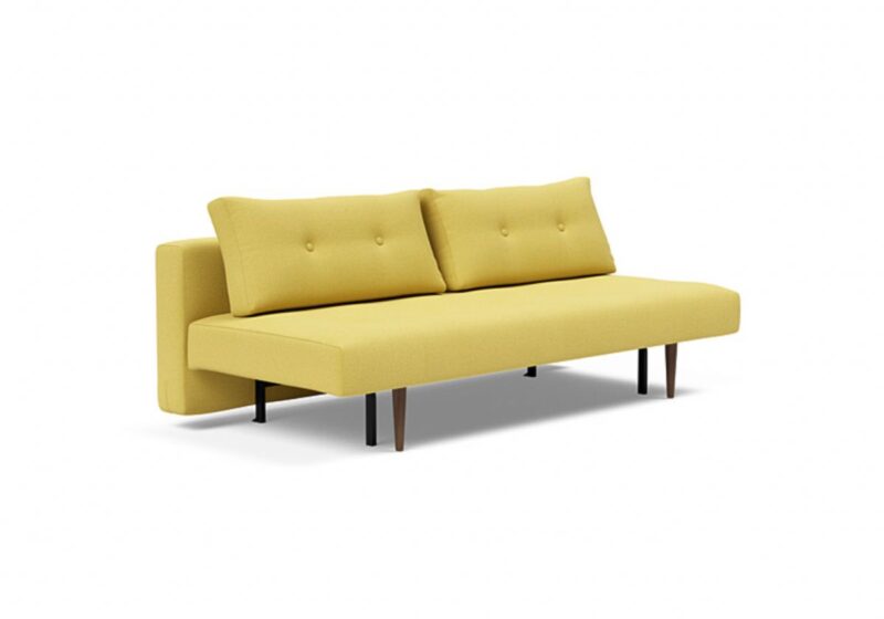 Recast 180 Compact Double Sofa Bed 554 Soft Mustard Flower