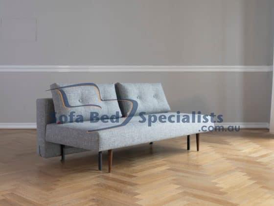 Recast 180 Compact Double Sofa Bed 565 Twist Granite e1
