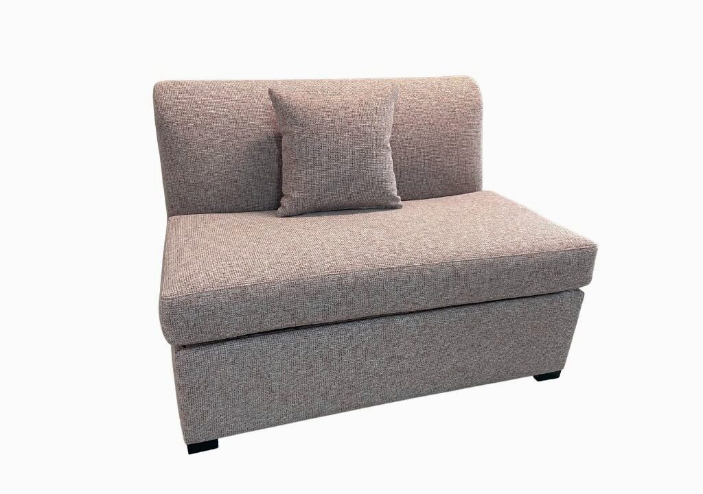 Warwick Noyak Orchid on Single Brisbane Armless Sofa Bed