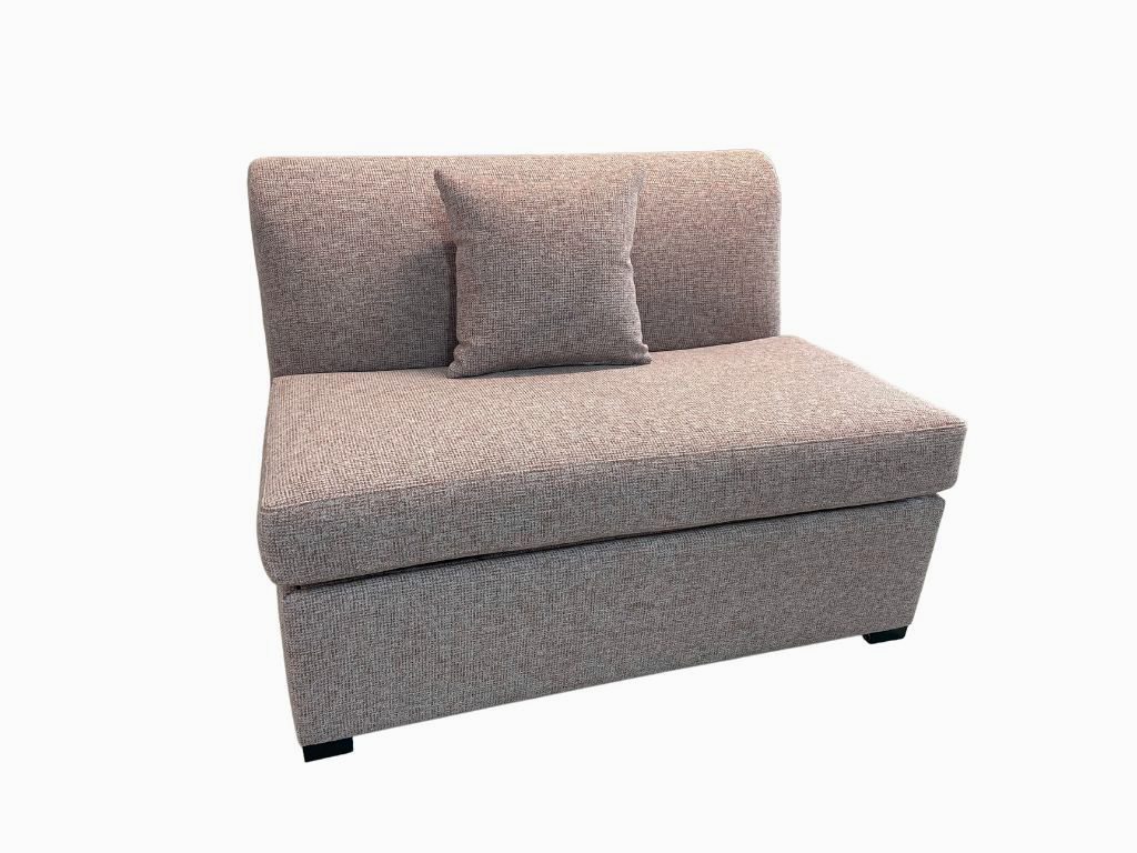 Warwick Noyak Orchid on Single Brisbane Armless Sofa Bed