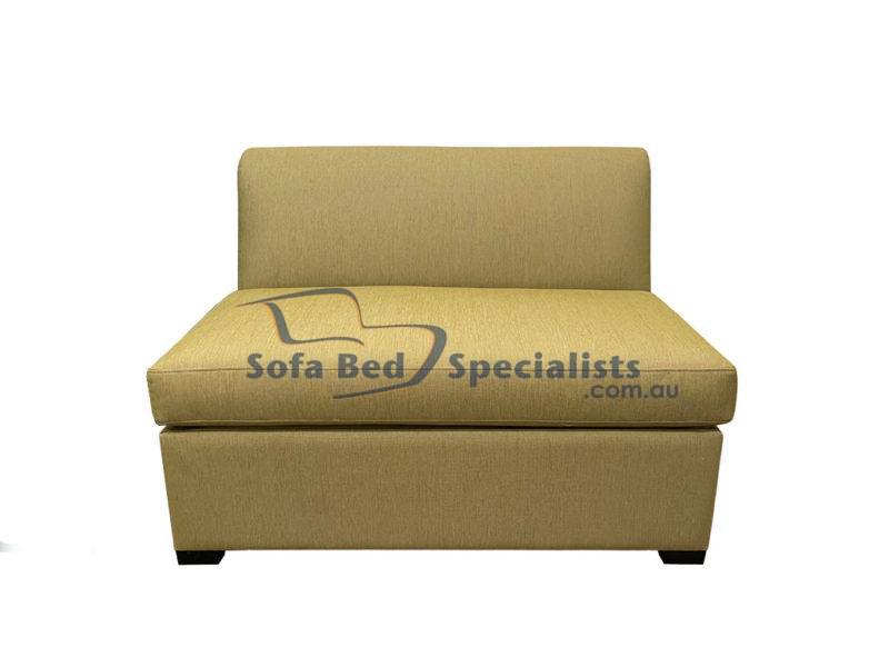 Brisbane Armless Single Sofa Bed 2 Seater Swing Fern