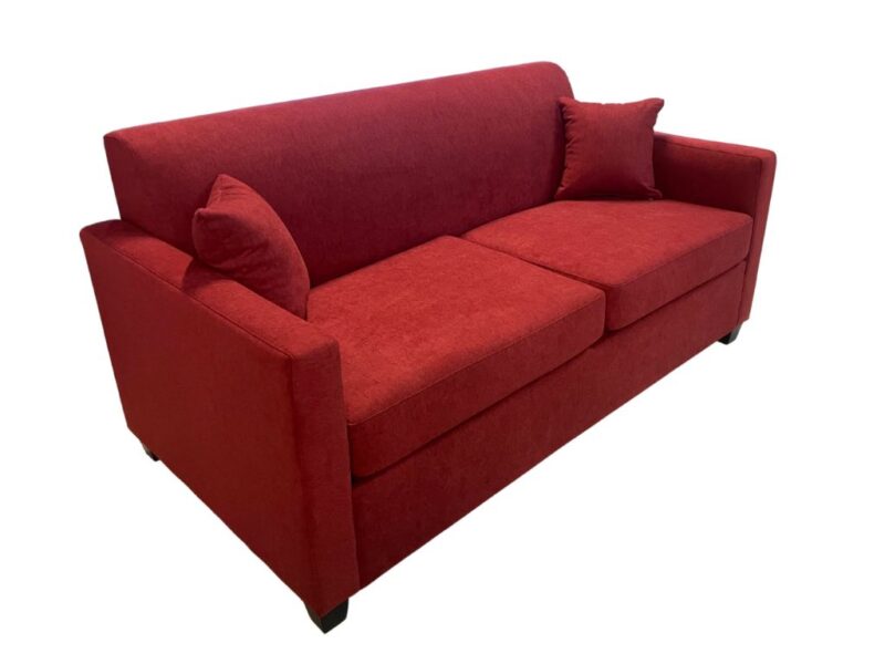 Bowman 2.5 Seater Sofa bed Wortley Jazz Rouge e2