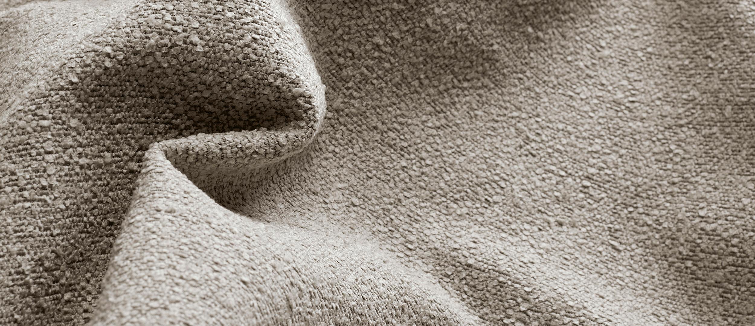 Boucle Fabric Folded