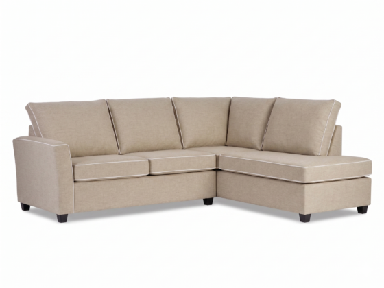 Alexandra Double Return 180Chaise Beige