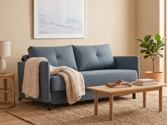 Cube Double Arms Boucle Blue 8