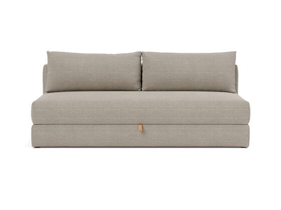 Sydney Storage Queen Sofa Bed Kenya Gravel Front